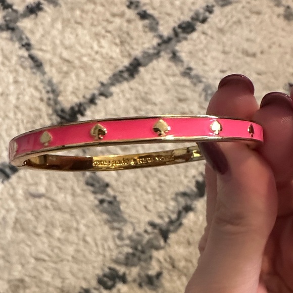 Kate Spade Elegant Pink and White Bangle Lot - Picture 3 of 7